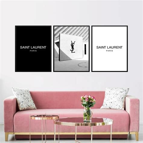 ysl wall print|Saint Laurent Le .